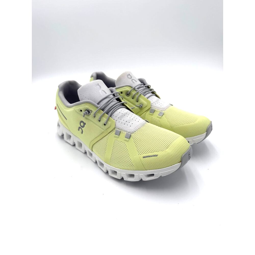 On Men's Cloud 5 Running Shoes - Hay/Frost - Men's 10.5